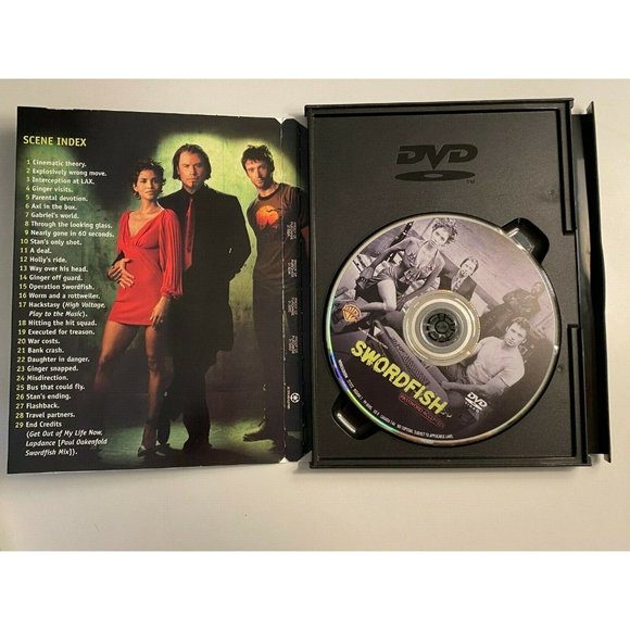 Media Swordfish Dvd 201 John Travolta Hugh Jackman Halle Berry Poshmark